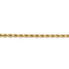 Black Bow Jewelry 4mm 14k Yellow Gold Solid Diamond Cut Rope Chain Bracelet - 2 of 4
