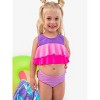 RuffleButts Girls Flounce Bikini - 3 of 4