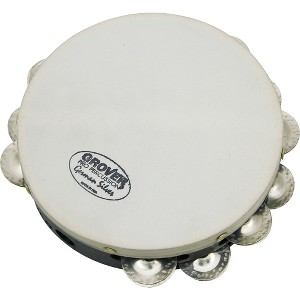 Grover Pro Projection-Plus Double-Row German Silver Tambourine 8 in. - 1 of 4