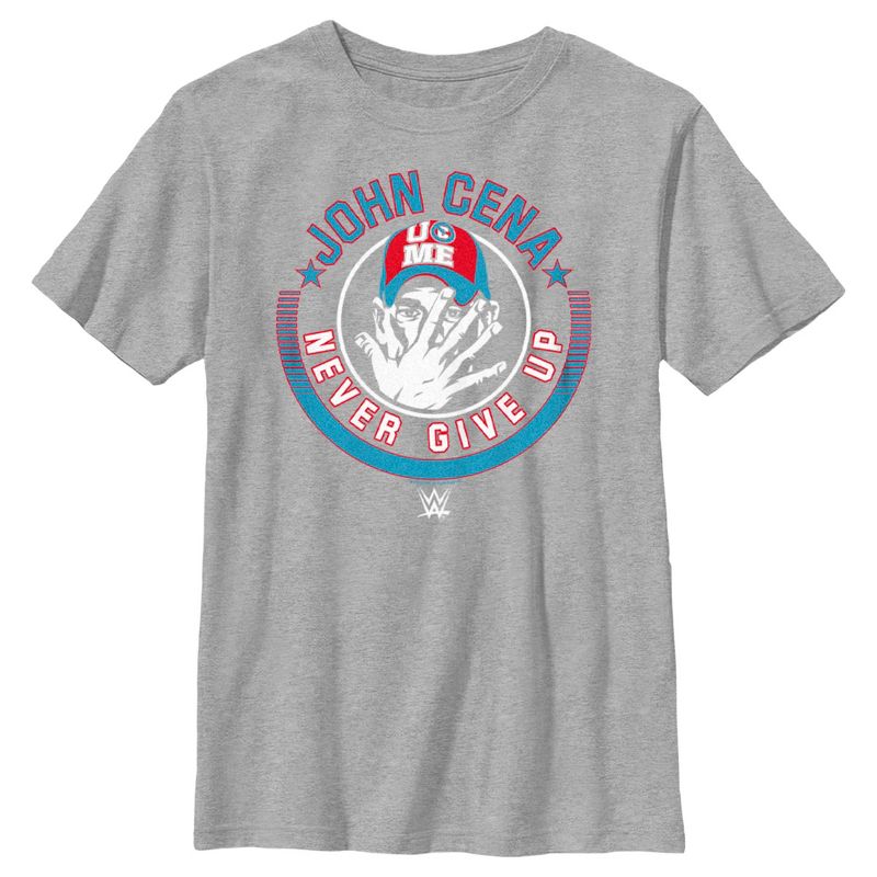Boy's WWE John Cena Never Give Up Logo T-Shirt, 1 of 6