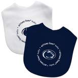 Baby Fanatic Officially Licensed Unisex Baby Bibs 2 Pack - NCAA Penn State Nittany Lions