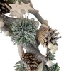 Northlight 12" Natural Branch with Stars and Berries Christmas Wreath - 3 of 3