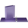 1.5" Premium Round Ring Binder 6pk Customizable View Purple - Easyview: Polypropylene, 275 Sheet Capacity, 2 Pockets - 2 of 2