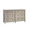 Costa 6 Drawer Dresser Chalked Chestnut - Sauder: Modern Storage Solution for Adult Bedroom, Laminated MDF - 3 of 4