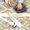 Shag Area Rugs for Living Room Bedroom, Abstract Plush Thick Premium Rug Shaggy Soft Plush Carpet for Kids Home Dorm - 4 of 4