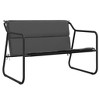 vidaXL 4 Piece Patio Lounge Set with Cushions Anthracite Steel - 4 of 4
