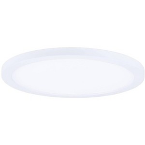 Maxim Wafer 7" Wide Round White LED Outdoor Ceiling Light - 1 of 1