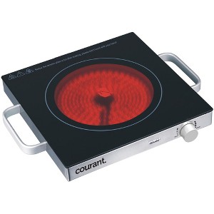 Courant 1500W Ceramic Glass Cooktop, Stainless Steel - 1 of 4