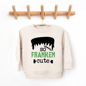 The Juniper Shop So Franken Cute Glitter Toddler Graphic Sweatshirt - 1 of 3
