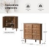 Roland 30 H 2-Door Corner Cabinet with Spindle Legs|ARTFUL LIVING DESIGNS - 3 of 4