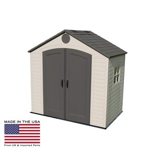 Lifetime 8 ft. x 5 ft. Outdoor Storage Shed (6406) - 1 of 4