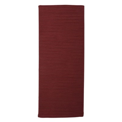 Colonial Mills Ikebana Braided Runner, Burgandy 2x4, Rectangle Shape