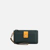 MKF Collection Olympe Vegan Leather Women’s Wristlet Wallet by Mia K - Olive Yellow - 2 of 4