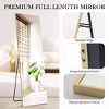 JIONJOY 71"x26" Extra - Large Full - Length Mirror: Freestanding, Wall - Mountable, Lean - Against & Hanging Options for All Your Needs - 2 of 4