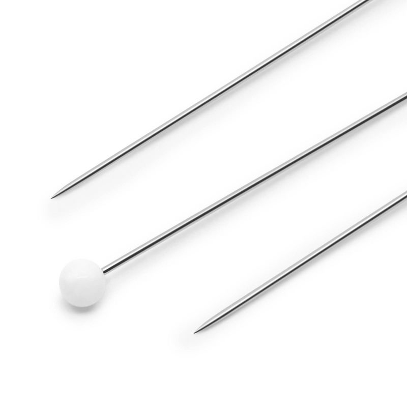 Dritz 250ct 1-3/8&#34; Glass Head Pins Extra Fine White, 2 of 6