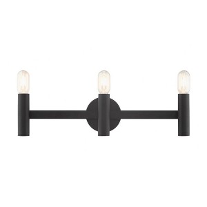 Livex Lighting Copenhagen 3 - Light Vanity in  Black - 1 of 1