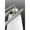 Progress Lighting Flight 4-Light Bath Vanity Polished Chrome Glass Shade Included - 3 of 4