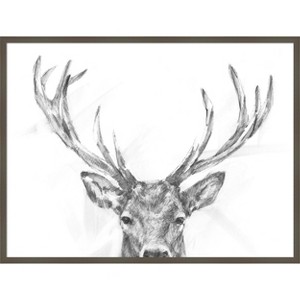 Amanti Art Well-Hello Dear I by Ethan Harper Wood Framed Wall Art Print - 1 of 4