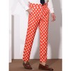 INSPIRE CHIC Men's Regular Fit Flat Front Polka Dots Printed Pants - 2 of 4