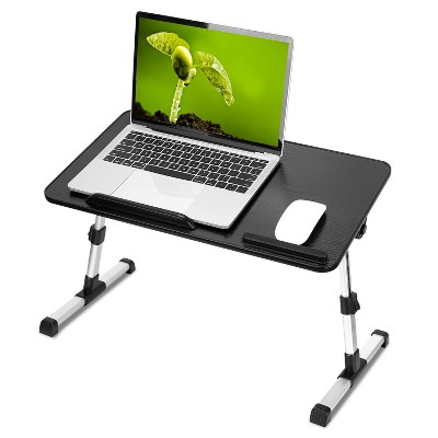 iMountek"Foldable Adjustable Laptop Stand for Bed, Couch, Sofa, Dormitory - Portable Desk for Reading & More"Black