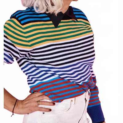 Women's Cool Stripe Sweater - Replica Los Angeles
