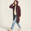 Lands' End Women's FeatherFree Insulated Diamond Quilted Maxi Coat - 4 of 4