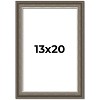 PosterPalooza | Weathered Black Picture Frame - UV Acrylic, Foam Board Backing, Hanging Hardware - 2 of 4