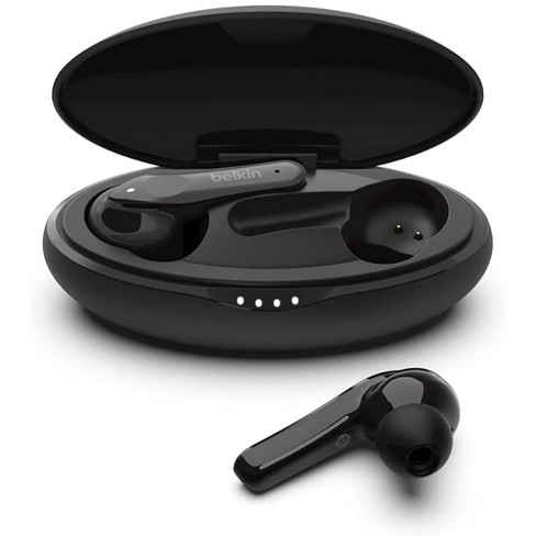 Belkin SoundForm Move Plus True Wireless Bluetooth Earbuds with Wireless  Charging Case IPX5 Certified Sweat/Water Resistant for PAC002BTBK-GR (Black)