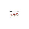 G & F Products MiniGardenn Mushrooms Orange Set of 3 (10025OR) - 3 of 4
