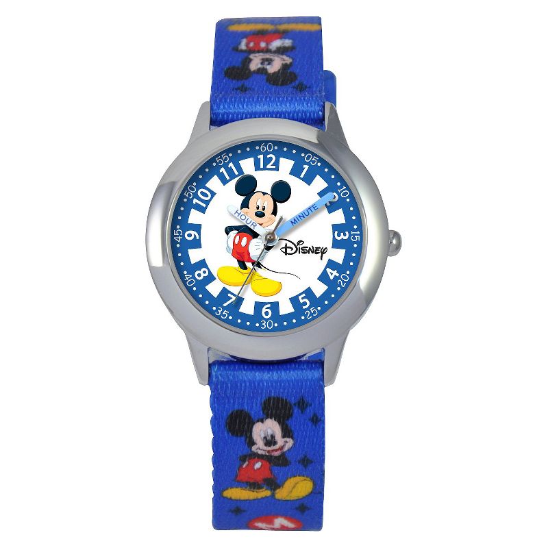 Boys' Disney Mickey Watch - Blue, 3 of 8