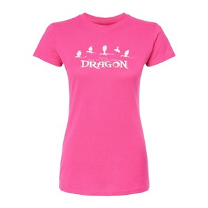 Women's - How To Train Your Dragon - Dragons Fitted Graphic T-Shirt - 1 of 2