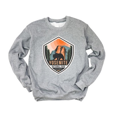 Simply Sage Market Women's Graphic Sweatshirt Yosemite National Park Badge