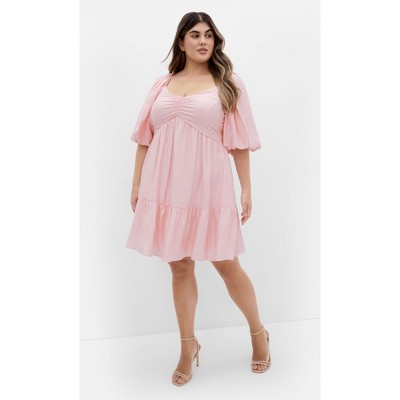 Women's Plus Size Mindy Dress - pout | CITY CHIC