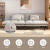 UNISOAR Sofa Bed Convertible 70 inch Solid Wood Couch for Living Room, Water-Resistant Fabric, 2 Cushions,Dark Grey/Brown/Light Grey/Black/Blue - 2 of 4