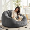 Mjkone Faux Fur Giant Bean Bag Chair - 3 of 4