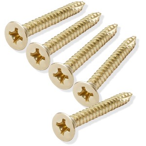 Cauldham  #9 x 1-1/2 Inch Wood Screwsh for Door Hinges - 25 pack - 1 of 4
