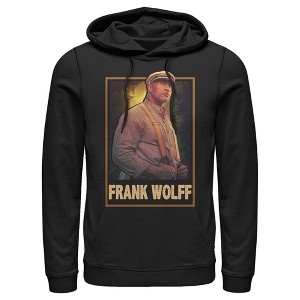 Men's Jungle Cruise Frank Wolff Portrait Pull Over Hoodie - 1 of 4