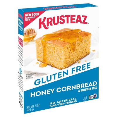 Krusteaz Gluten Free Honey Cornbread & Muffin Mix - 15oz : Target