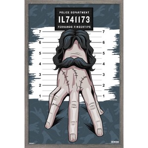 Trends International Wednesday: Season 2 (2025) - Thing Fernando Fingertips Framed Wall Poster Prints - 1 of 4