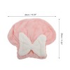 Unique Bargains Water-absorbent Bow Hair Drying Towel 1 Pc - 2 of 4