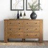 Multi-Purpose Chest of Drawers with 6 Metal Round Shape Handles for Storage - 2 of 4