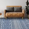 Washable Geometric Area Rug, Non-Slip Low Pile Foldable Stain-Resistant Floor Cover for Living Room Bedroom Dining Room - 3 of 4