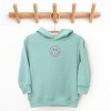 The Juniper Shop Embroidered Smiley Face Outline Toddler Hoodie - 2 of 4