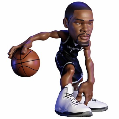 Kevin Durant smALL-STAR with game-used court