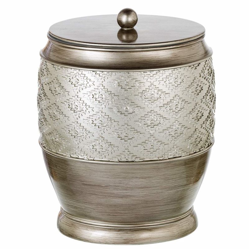 Creative Scents Silver Dublin Waste Basket, 4 of 7