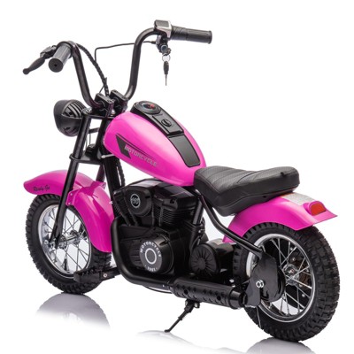 24V Electric Dirt Bike – 250W Motor, Two-Speed Settings, LED Lights, Leather Seat & 60-Minute Run Time