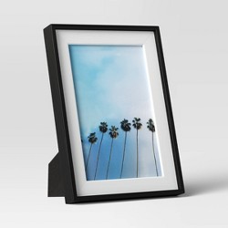 Wall Mount or Tabletop Use Made of Wood Picture Frame 8x10 Inch Set of 2 Wall Mount Vertically or Horizontally-Photo Frame Poster Frames Black