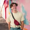 Dalix Fanny Pack w/ 3 Pockets Traveling Concealment Pouch Airport Money Bag - 3 of 4