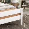 Dolonm Twin Bed with Headboard and Footboard,Rubber Wood Bed - 3 of 4