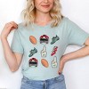 Simply Sage Market Women's Football Collage Short Sleeve Graphic Tee - 2 of 4